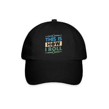 This Is How I Roll Uhrsammler Shirt Geschenk - Baseballkappe - Schwarz/Schwarz - Vorne