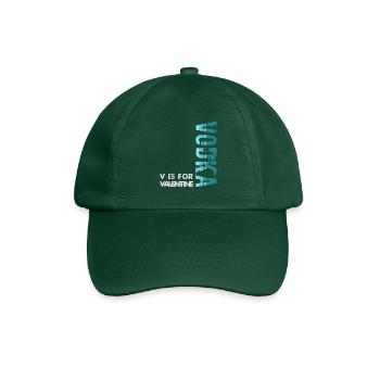 V is for Vodka - Baseball Cap - bottle green - Front