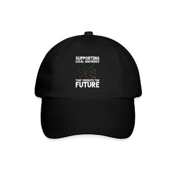 Support Vector Machines Programmierer Künstliche - Baseballkappe - Schwarz/Schwarz - Vorne