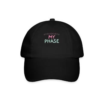Full Moon Astrology Astronomy Eclipse Moon Phase - Baseball Cap - black/black - Front