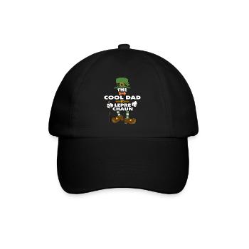 The Cool Dad Leprechaun St Patrick's Day - Baseball Cap - black/black - Front