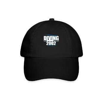 Diver Birthday - Plongée depuis novembre 2002 - Casquette classique - noir/noir - Devant
