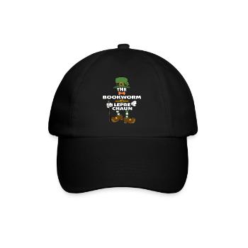 Le lutin Leprechaun Bookworm St Patrick - Casquette classique - noir/noir - Devant