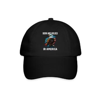 Born and Molded in America American Bald Eagle - Baseball Cap - black/black - Front