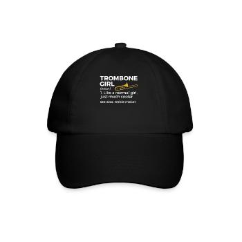 Trombone Musicien Brass Band - Casquette classique - noir/noir - Devant