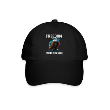 La liberté goûte à ce bon patriotisme patriotique - Casquette classique - noir/noir - Devant
