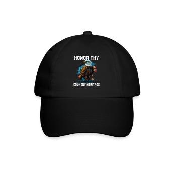 Honor Thy Country Heritage American Bald Eagle - Baseball Cap - black/black - Front