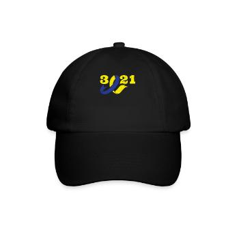 Boucle de sensibilisation au syndrome de Down extra - Casquette classique - noir/noir - Devant