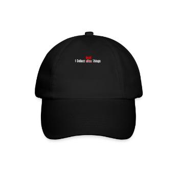 Je collectionne les choses mortes - Casquette classique - noir/noir - Devant