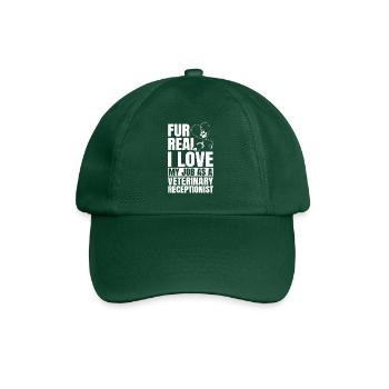 Veterinarian Receptionist - Baseball Cap - bottle green - Front