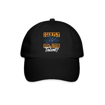 I Can Fly What's Your Talent? Skydiving - Baseball Cap - black/black - Front