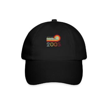 2005 Birthday Legendary since Vintage Rainbow - Baseball Cap - black/black - Front