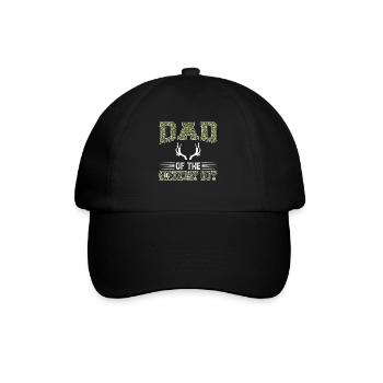 Jäger Jagd Jagd Geschenk - Baseballkappe - Schwarz/Schwarz - Vorne