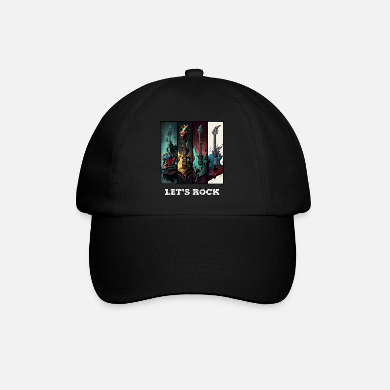 Lets rock - Casquette classique - noir/noir