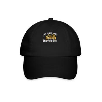 Letzte Chance Ladies Ich Werde Bald Heiraten Braut - Baseballkappe - Schwarz/Schwarz - Vorne
