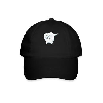 Dabbing Tooth Milk Tooth Dentist Cadeau - Casquette classique - noir/noir - Devant