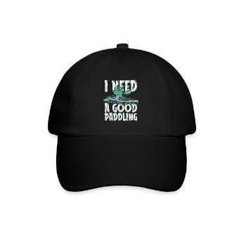 Kayak J’ai besoin d’un bon paddle Amateur de kayak à rames - Casquette classique - noir/noir - Devant