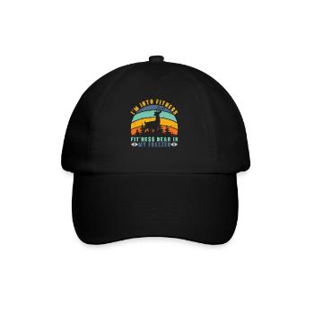 Jagen Jagdspruch & Jäger Geschenkidee - Baseballkappe - Schwarz/Schwarz - Vorne