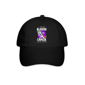 Cancer de la vessie Guerrier Sensibilisation au cancer de la vessie - Casquette classique - noir/noir - Devant