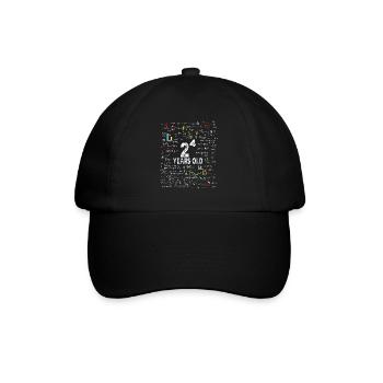 Two to the power of four = 16 years old - Mathematics - Baseball Cap - black/black - Front