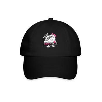 Tackle Breast Cancer Brustkrebs - Baseball Cap - black/black - Front