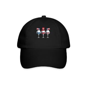 Amérique patriotique États-Unis Drapeau 4 juillet Américain - Casquette classique - noir/noir - Devant