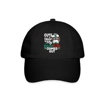 Bulgarian Bulgaria Flag Cute Until My Bulgarian - Baseball Cap - black/black - Front