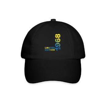 1968 Limited Edition Birthday Gift Wife Husband - Baseball Cap - black/black - Front