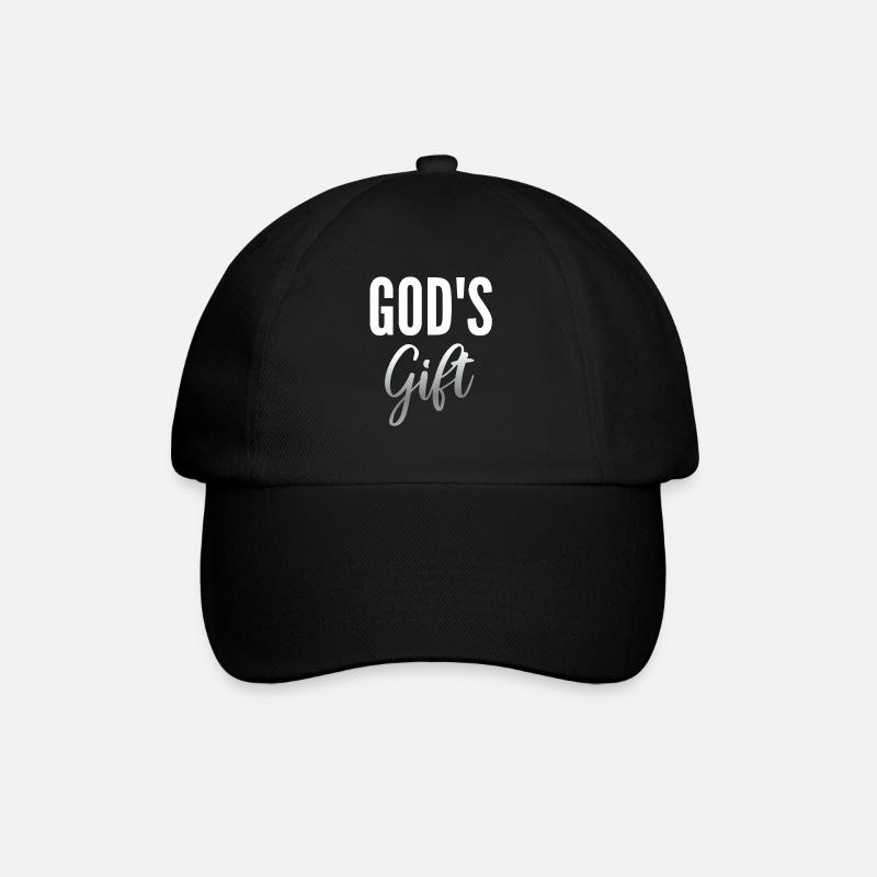 Geschenk Gottes - Baseballkappe - Schwarz/Schwarz