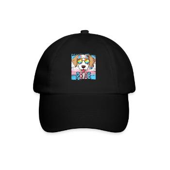 Pride LGBTQ Transgender Flag Costume Pride Month - Baseball Cap - black/black - Front