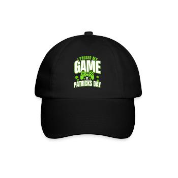 Gaming Game Gamer I created my game for the St. - Baseball Cap - black/black - Front