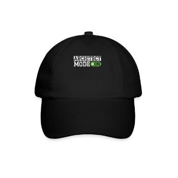 Architect Mode On Architecture House Draftsman - Baseball Cap - black/black - Front