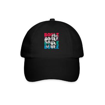 Boule Boccia Ball Sports Petanque Balls Game - Baseball Cap - black/black - Front