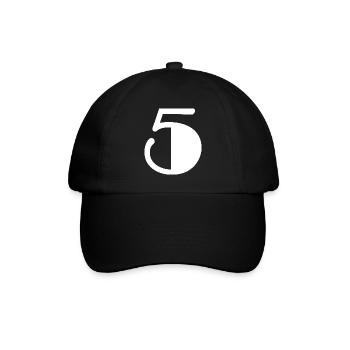 5 JAHRE. 5-JÄHRIGES JUBILÄUM. GEBURTSTAG 5 JAHRE. 5 - Baseballkappe - Schwarz/Schwarz - Vorne