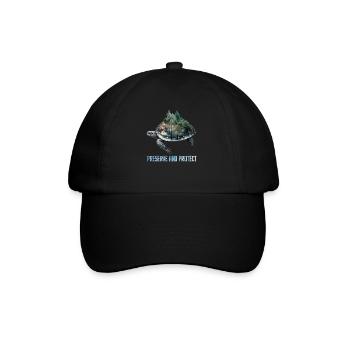Protection of endangered animals Nature - Baseball Cap - black/black - Front