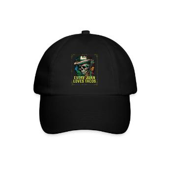 Every Juan Love Tacos Taco Eater Mexican Food - Baseballkappe - Schwarz/Schwarz - Vorne