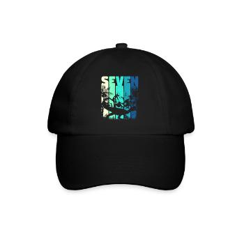 Dilophosaurus 7 ans Garçon 7ème anniversaire - Casquette classique - noir/noir - Devant