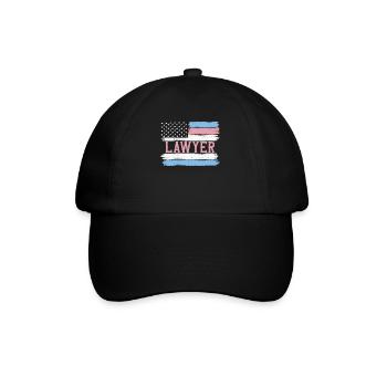 US Pride Legal Officer Judgement Gift Idea - Baseball Cap - black/black - Front