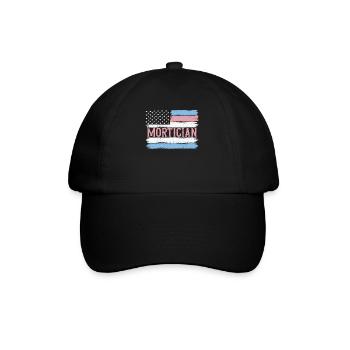 US Pride Undertaker Funeral Director Gift Idea - Baseballkappe - Schwarz/Schwarz - Vorne