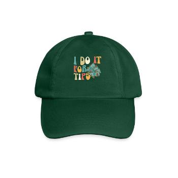 Serveur Serveuse Barman Mixologue Barman Bartending - Casquette classique - vert bouteille - Devant