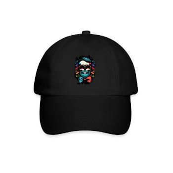 Skeleton Bachelor Groom Bachelor Bachelor Party - Casquette classique - noir/noir - Devant