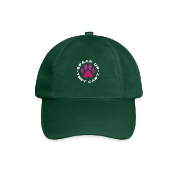 Animal Rescue Animal Rights Animal Love Pet Gift - Baseball Cap - bottle green - Front
