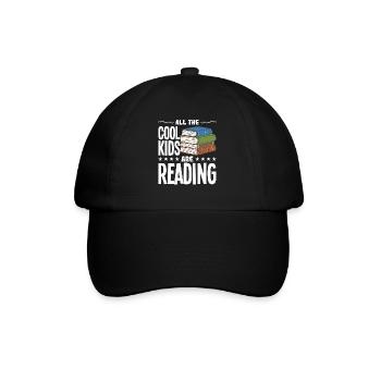 Rat de bibliothèque Livres Lire Livre Rat de bibliothèque - Casquette classique - noir/noir - Devant