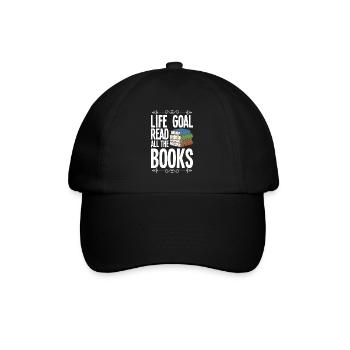 Rat de bibliothèque Livres Lire Livre Rat de bibliothèque - Casquette classique - noir/noir - Devant