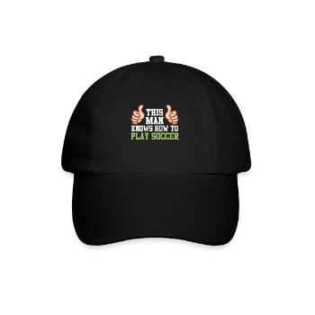 Comment jouer aux athlètes de football Entraîneur de football - Casquette classique - noir/noir - Devant