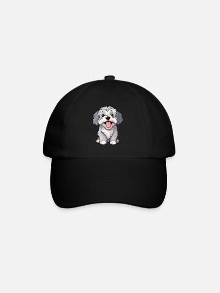 Petit chien câlin - Casquette classique - noir/noir