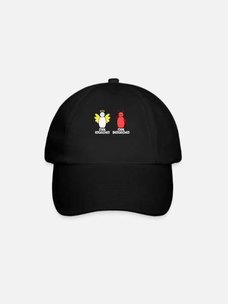 Engel Bengelchen Engelchen Bengel - Baseballkappe - Schwarz/Schwarz