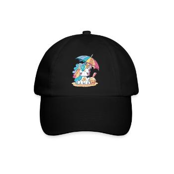Ice cream fun - refreshingly different - Baseball Cap - black/black - Front