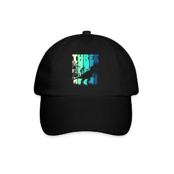 Tyrannosaurus Rex 3 years old boy 3rd birthday - Baseball Cap - black/black - Front