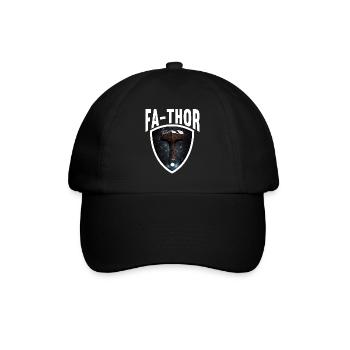 Papa Vathor Va Thor Fête des pères Fête des pères Cadeau de fête des pères - Casquette classique - noir/noir - Devant